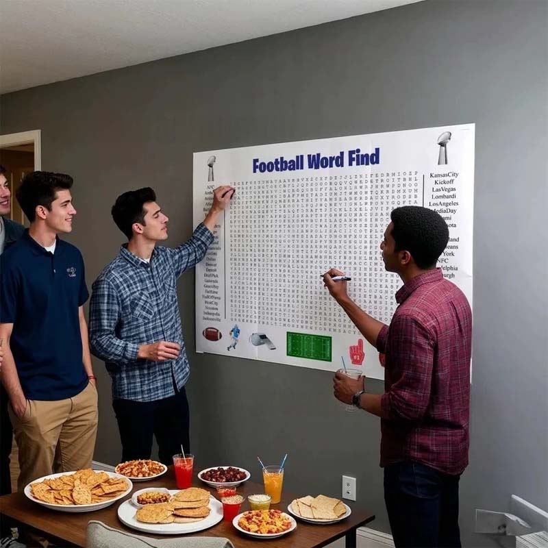 Jumbo Word  Search Poster