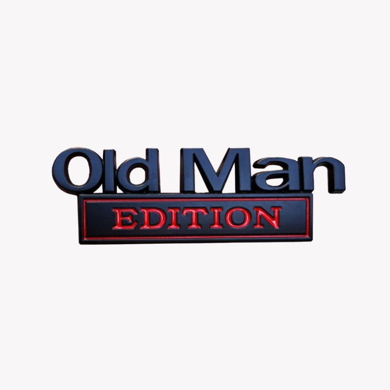 Car badges for seniors/🚗 Old Man Edition car badges