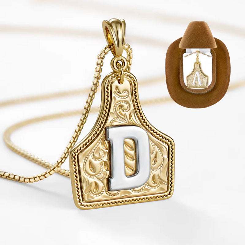 🤠Cowboy Hat Box & Letter Necklace🌵