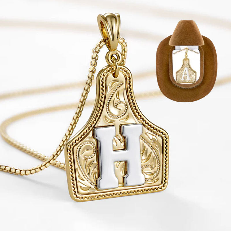 🤠Cowboy Hat Box & Letter Necklace🌵