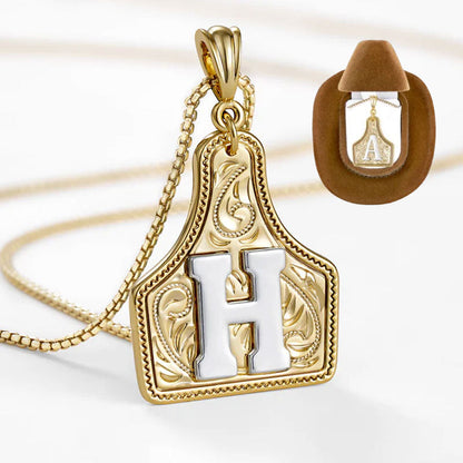 🤠Cowboy Hat Box & Letter Necklace🌵