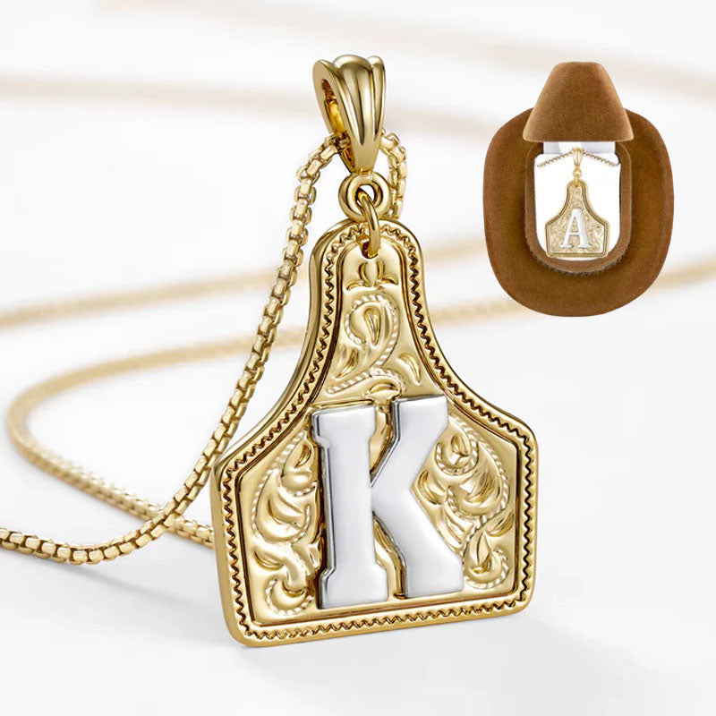 🤠Cowboy Hat Box & Letter Necklace🌵