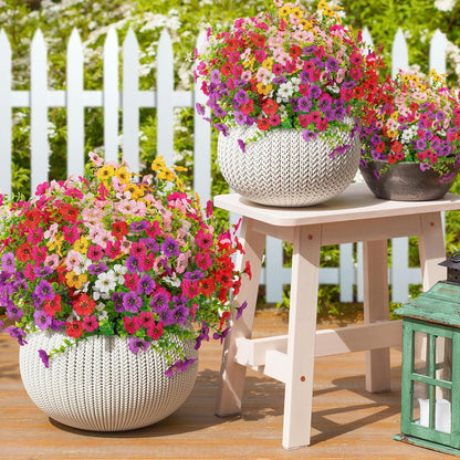 ⏳LAST DAY SPECIAL PRICE: ￡5.99!!🌺UV Resistant Colorful Artificial Flower💖