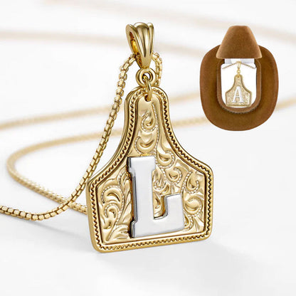 🤠Cowboy Hat Box & Letter Necklace🌵