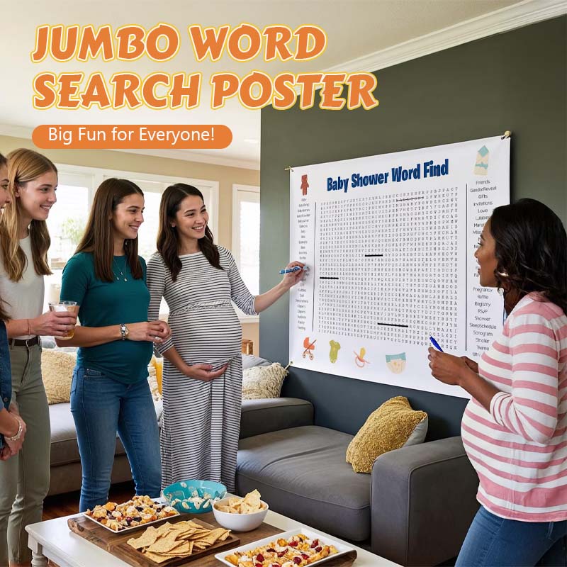 Jumbo Word  Search Poster