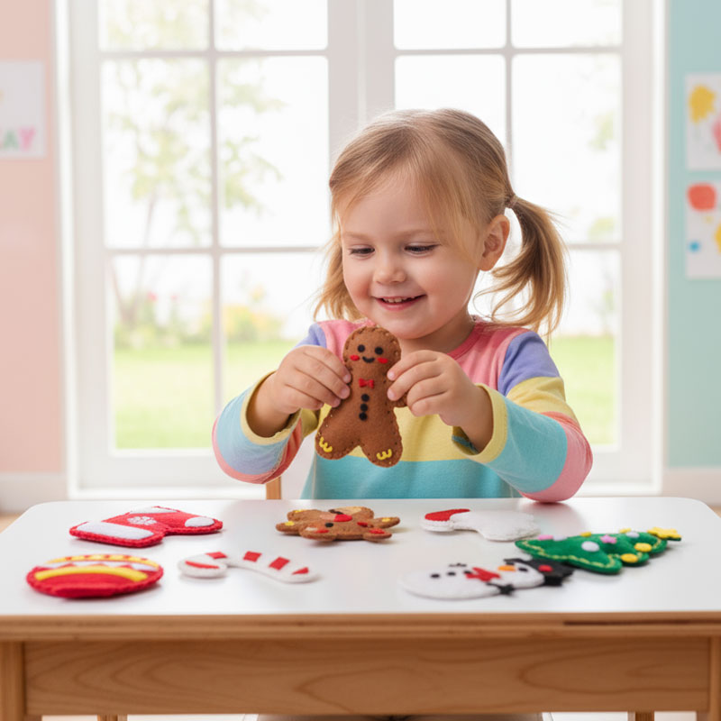 Christmas toy for children DIY sewing toy