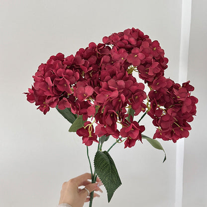 Artificial hydrangeas