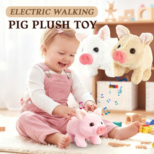 🐷Electric running pig plush to