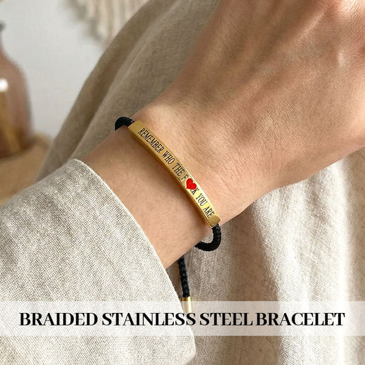 Braided Stainless Steel Bracelet