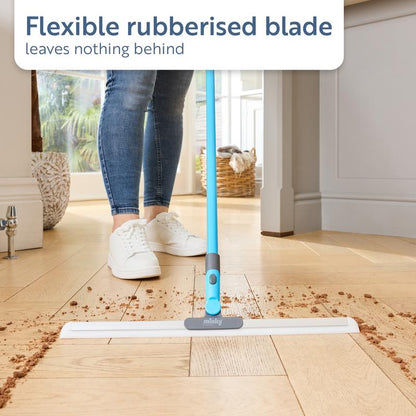 🧼LAST DAY SALE: 💥Buy 1 Get 1 Free—Only £14.99! 🔥🔥Minky Flexi Edge Sweeper: Multi-Surface Cleaning for Floors, Carpets & Windows