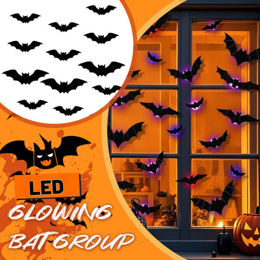 Groupe de chauves-souris lumineuses LE