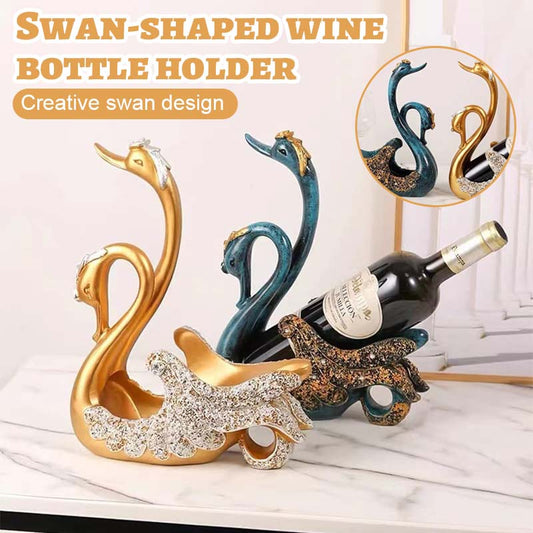 🔥Hot sale🔥Swan shaped wine bottle holder