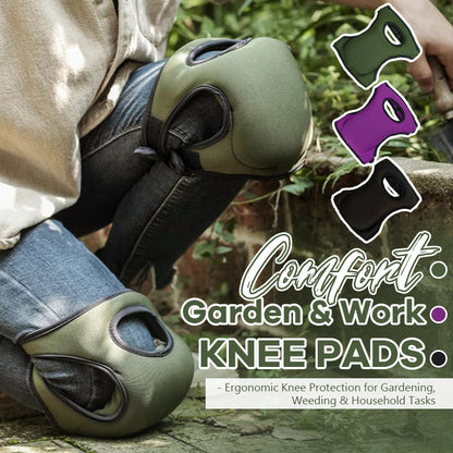 ComfortPro Garden & Work Knee Pads - Ergonomic Knee Protection for Gardening, Weeding & Household Tasks