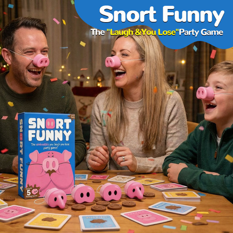 Snort Funny: The party game ‘Laugh and Lose’ 🐷