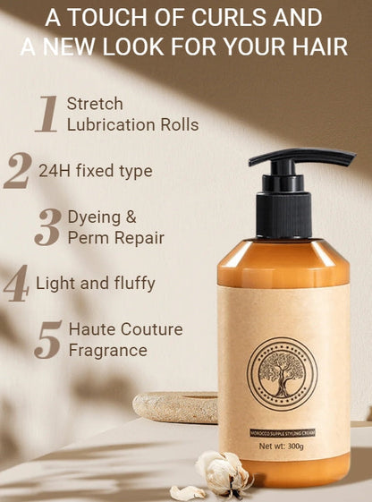 🔥Long-lasting styling, Moroccan volume, moisturising and elasti