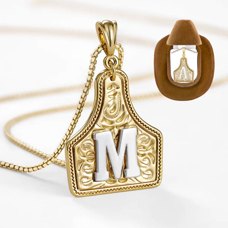 🤠Cowboy Hat Box & Letter Necklace🌵