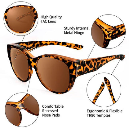 🔥🚀🕶New oversized cat-eye sunglasses with polarised lenses and UV400 protection