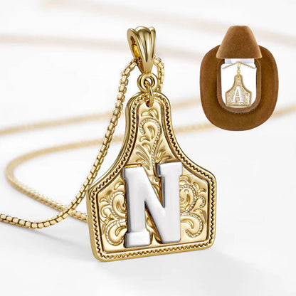 🤠Cowboy Hat Box & Letter Necklace🌵
