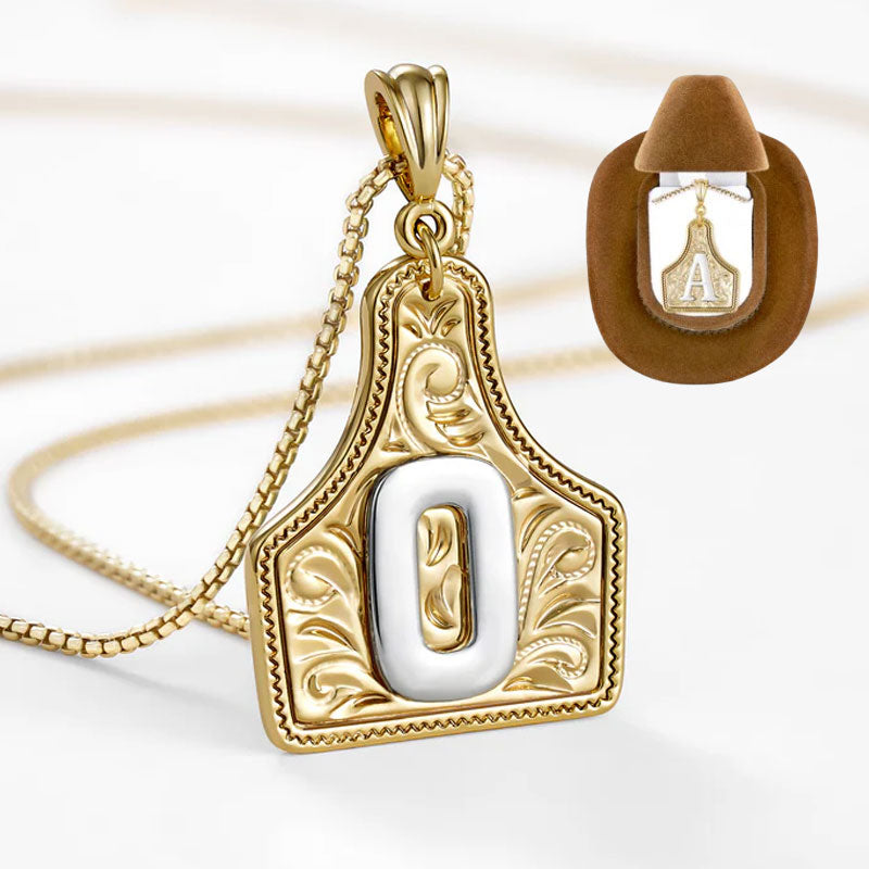 🤠Cowboy Hat Box & Letter Necklace🌵