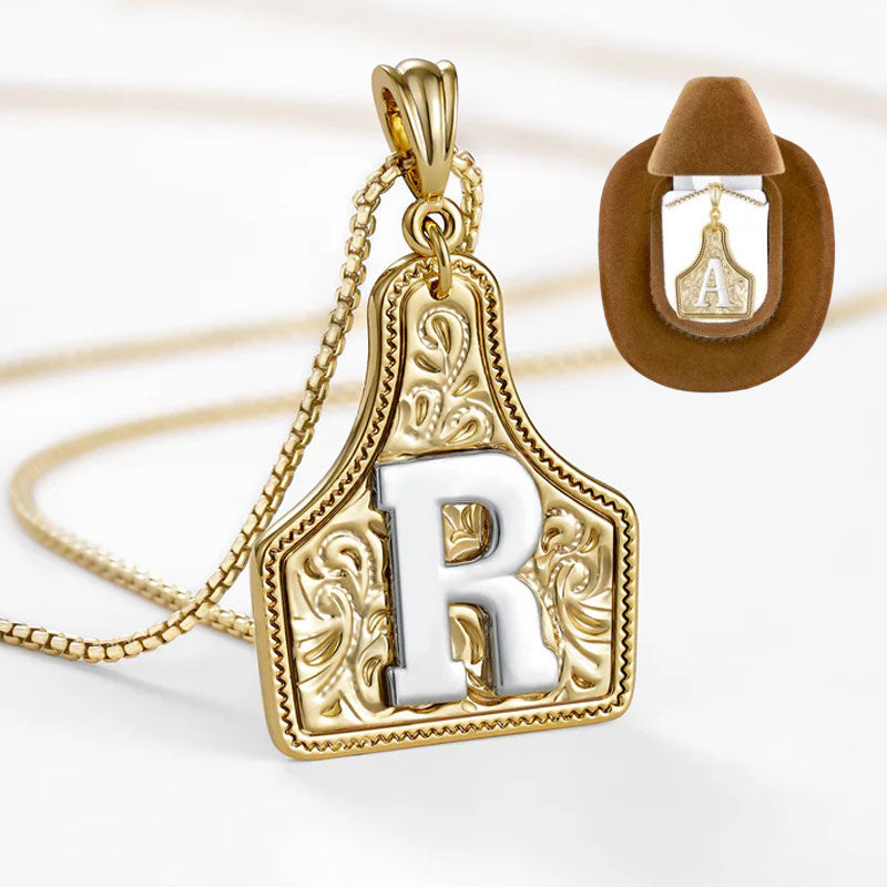 🤠Cowboy Hat Box & Letter Necklace🌵