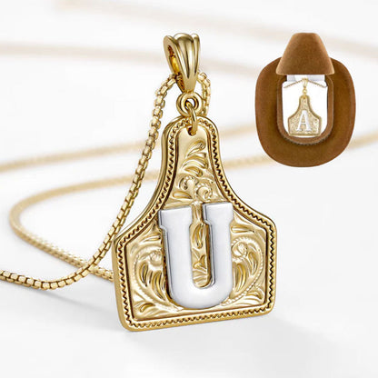 🤠Cowboy Hat Box & Letter Necklace🌵