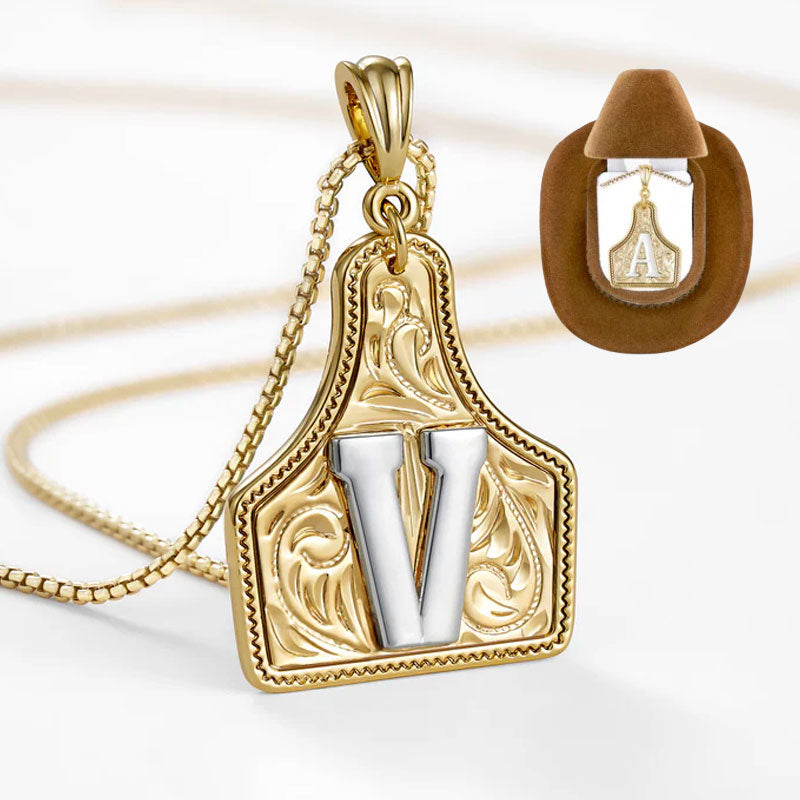 🤠Cowboy Hat Box & Letter Necklace🌵