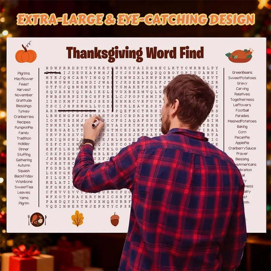 Jumbo Word  Search Poster