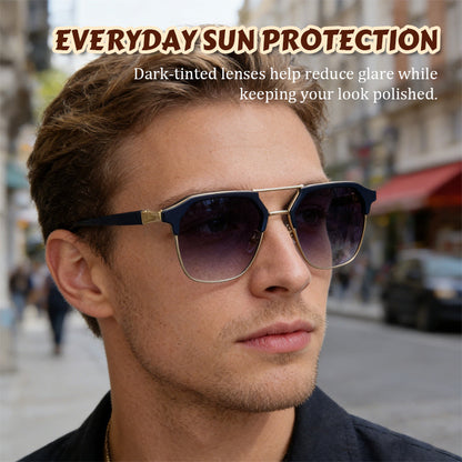 Trendy Half-rimmed Sunglasses 🕶️