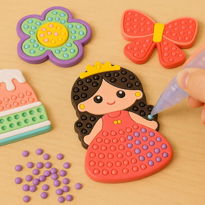 Magical bead painting – DIY kit for childre