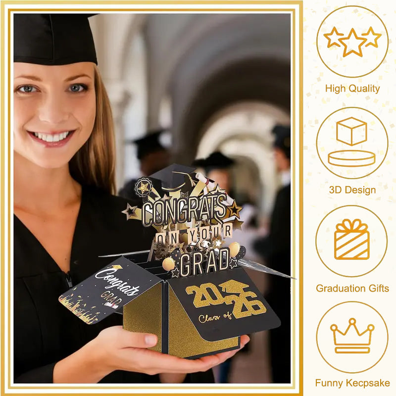 Pop-up Graduation Card Box