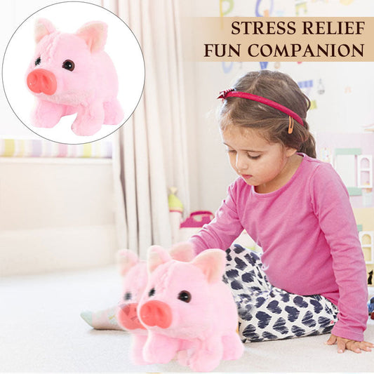 🐷Electric running pig plush to