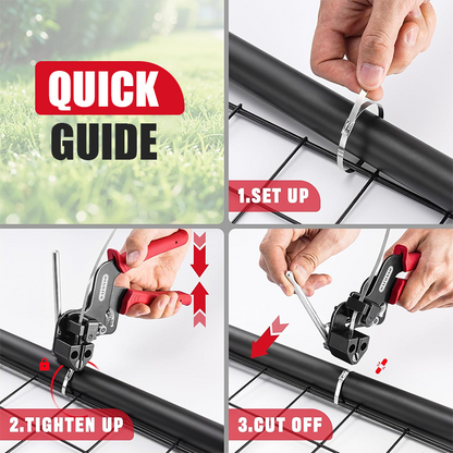 Stainless Steel Cable Tie Clamps And Steel Strap Tighteners