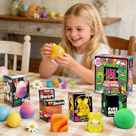 Golden Egg Treasure Hunt — Kids' Easter Fidget Spinner Toy Box