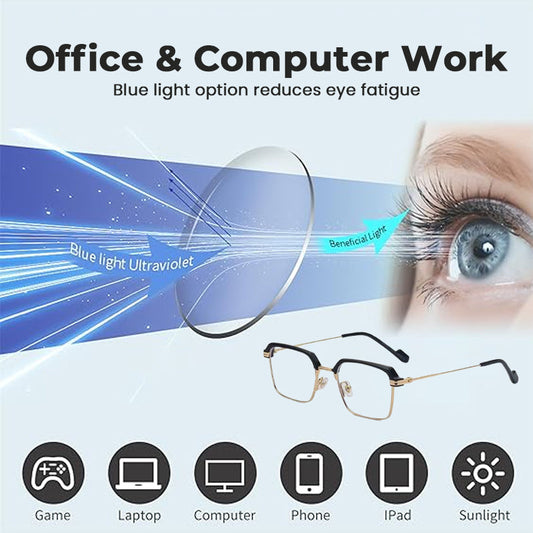 👓Photochromic Glasses – Auto Darkening, UV400  Blue Light Blocking