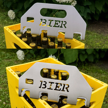 The Quad beer opener and carrier