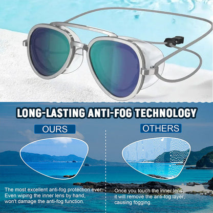 🌊 180° panoramic anti-fog swimming goggles for adults – leak-proof, wide-angle view, comfortable silicone, swimming goggles for training, the pool and leisure