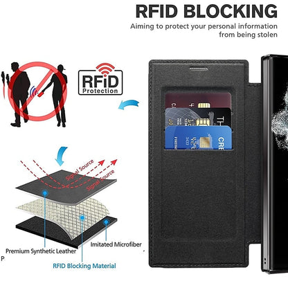 📱New Leather Textured Flip Case (for Samsung Mobile Phones)