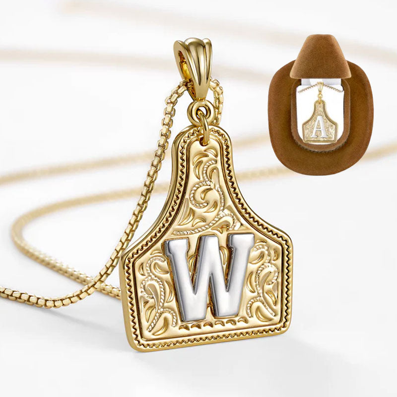 🤠Cowboy Hat Box & Letter Necklace🌵