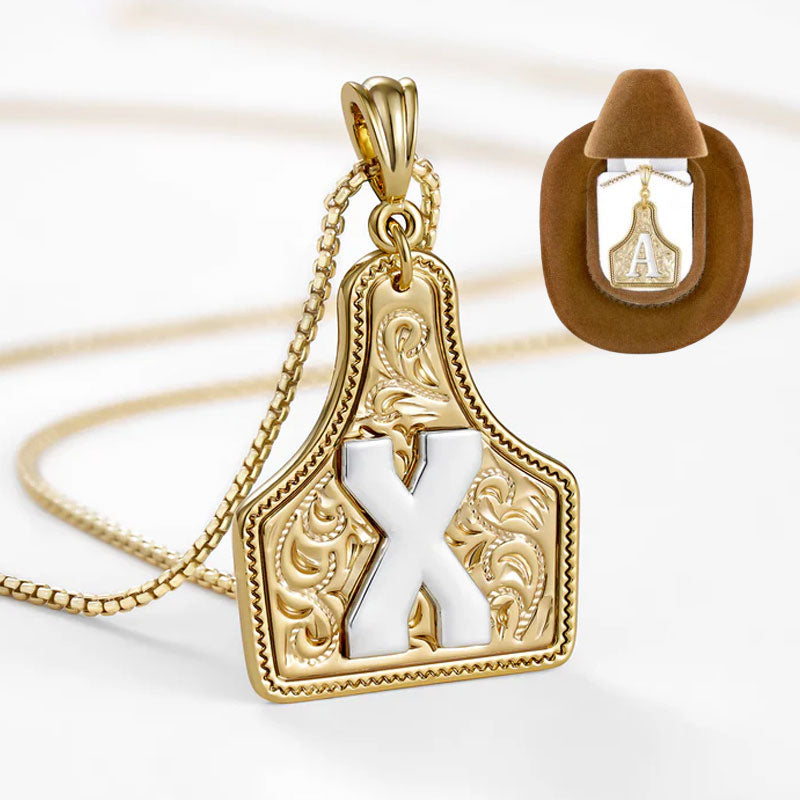 🤠Cowboy Hat Box & Letter Necklace🌵