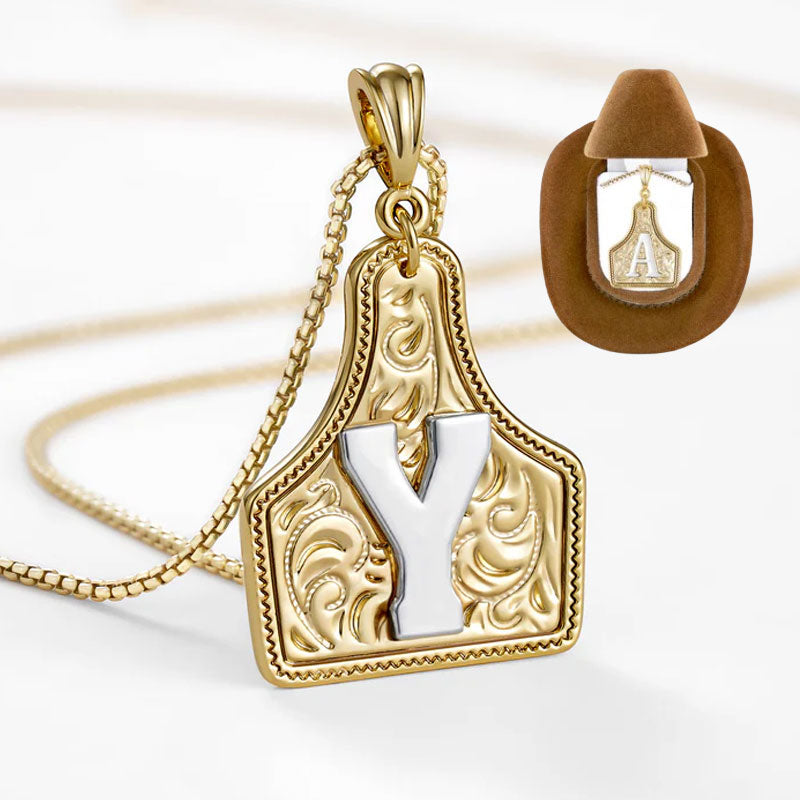 🤠Cowboy Hat Box & Letter Necklace🌵