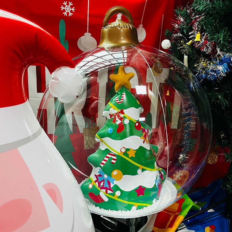 Inflatable Christmas bauble decorations