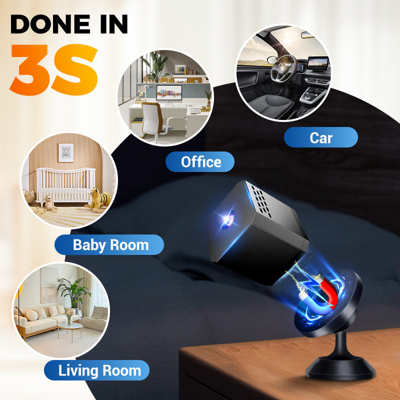 Mini Smart HD surveillance camera with night vision