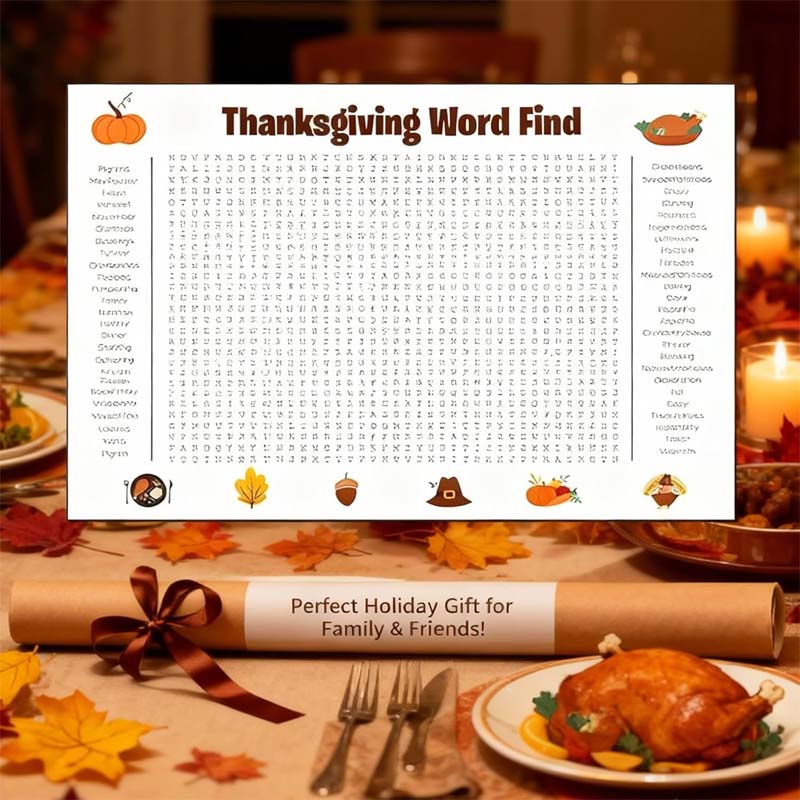 Jumbo Word  Search Poster
