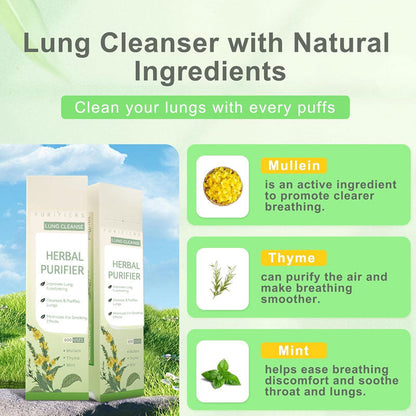 Thyme and mint extracts for lungdetoxification and oral air freshening