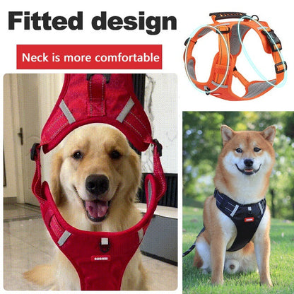 🔥 50% BLACK FRIDAY SALE! 🐕‍🦺 Dog harness with pull protection 🐾 No more jerking on the leash