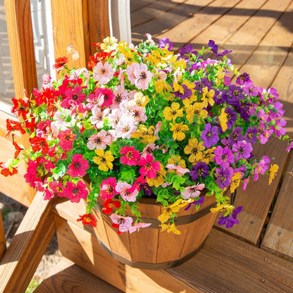 ⏳LAST DAY SPECIAL PRICE: ￡5.99!!🌺UV Resistant Colorful Artificial Flower💖