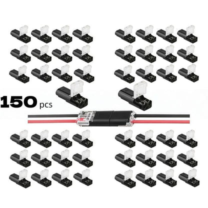 Double wire connector LED light strip connector 2 Pi