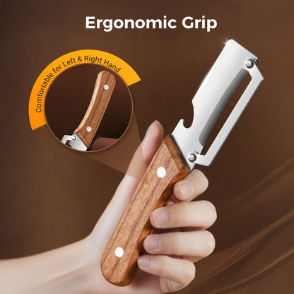 🥕 BUY 2, GET 1 FREE! 🔥 Multifunctional vegetable peeler for the kitchen – stainless steel blade, ergonomic handle and perfect for fruit and vegetables ✨