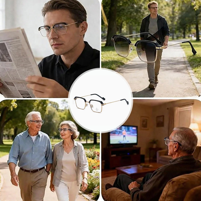👓Photochromic Glasses – Auto Darkening, UV400  Blue Light Blocking