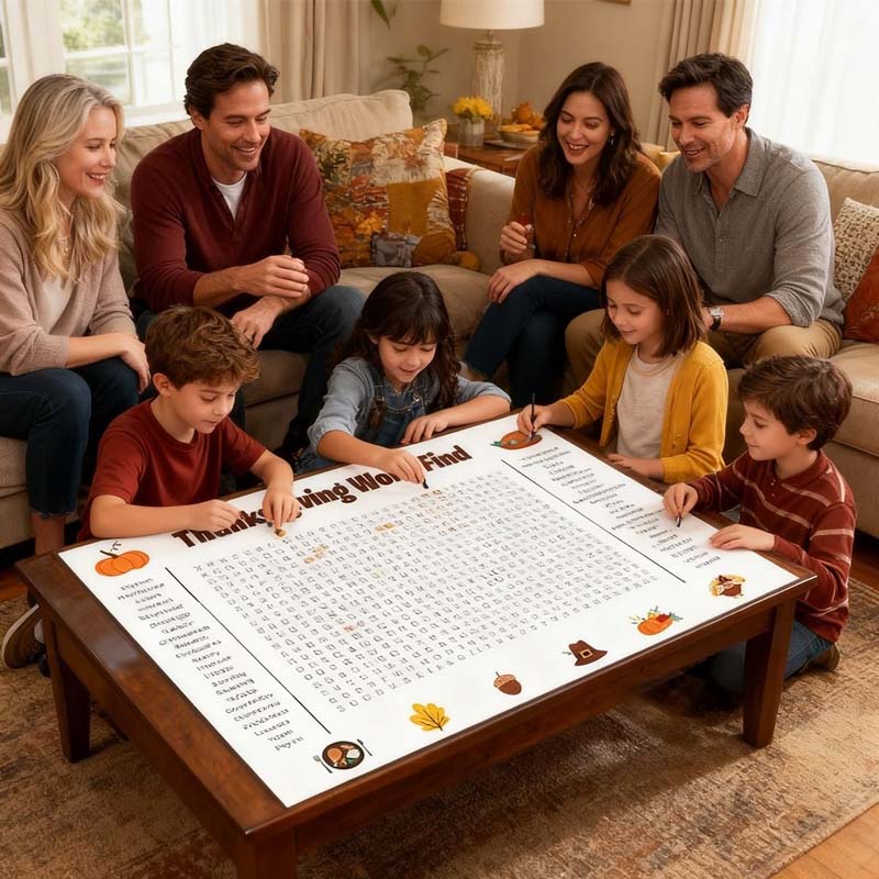 Jumbo Word  Search Poster